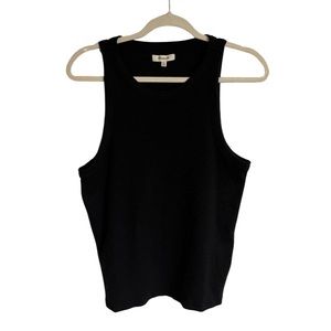 MADEWELL Microrib stretch black muscle tank size XL